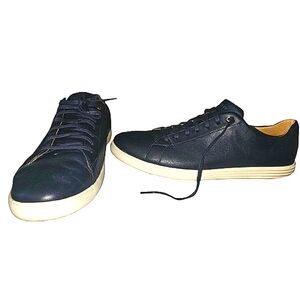 Cole Haan Men's Grand Crosscourt II Sneaker, Navy Leather 13M